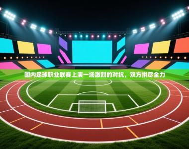 国内足球职业联赛上演一场激烈的对抗，双方拼尽全力